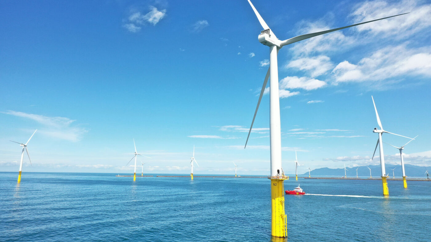 offshore wind farm in Japan